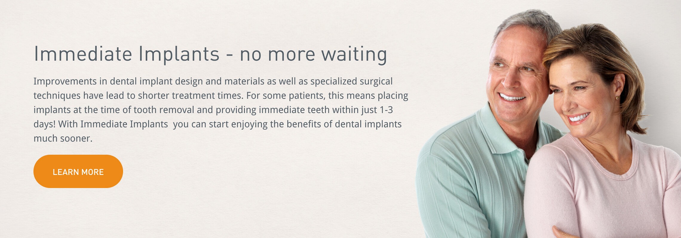 Immediate Implants - no more waiting
